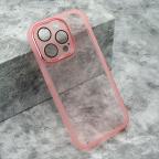 Maska Futrola TRANSPARENT COLOR za iPhone 14 Pro (6.1) roze cena 1000 din slika