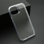 Maska Futrola COLOR FRAME za iPhone 15 (6.1) srebrna cena 1000 din slika
