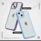 Maska Futrola COLOR FRAME za iPhone 15 Pro Max (6.7) ljubicasta slika 2