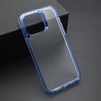 Maska Futrola COLOR FRAME za iPhone 15 Pro Max (6.7) plava cena 1000 din slika