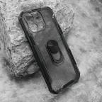 Maska Futrola DEFENDER RING CLEAR za iPhone 15 Pro Max (6.7) crna cena 2500 din slika