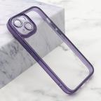 Maska Futrola DIAMOND LENS za iPhone 15 (6.1) ljubicasta cena 2500 din slika