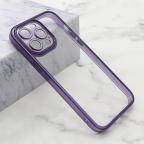 Maska Futrola DIAMOND LENS za iPhone 15 Pro Max (6.7) ljubicasta cena 2500 din slika