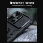 Maska Futrola Nillkin Cam Shield Armor Pro za iPhone 15 Pro (6.1) crna slika 3