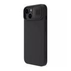 Maska Futrola Nillkin Cam Shield Silky za iPhone 15 (6.1) crna slika 2