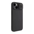Maska Futrola Nillkin Cam Shield Silky za iPhone 15 (6.1) crna slika 3