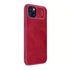 Maska Futrola Nillkin Qin Pro za iPhone 15 (6.1) crvena slika 2