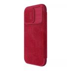 Maska Futrola Nillkin Qin Pro za iPhone 15 Pro Max (6.7) crvena slika 2