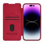 Maska Futrola Nillkin Qin Pro za iPhone 15 Pro Max (6.7) crvena slika 3