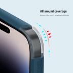 Maska Futrola Nillkin Super Frost Pro za iPhone 15 Pro Max (6.7) plava (logo cut) slika 5