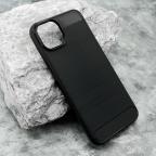 Maska Futrola silikon BRUSHED za iPhone 15 Plus (6.7) crna cena 1000 din slika