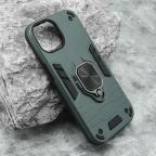 Maska Futrola Square Ring za iPhone 15 (6.1) zelena cena 1000 din slika