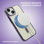 Maska Futrola CLEAR ELEGANT MAGSAFE za iPhone 15 Pro Max (6.7) ljubicasta slika 2