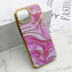 Maska Futrola MARBLE za iPhone 15 (6.1) roze cena 1000 din slika