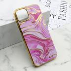 Maska Futrola MARBLE za iPhone 15 Plus (6.7) roze cena 1000 din slika