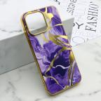 Maska Futrola MARBLE za iPhone 15 Pro Max (6.7) ljubicasta cena 1000 din slika