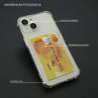 Maska Futrola TRANSPARENT CARD POCKET za iPhone 15 Pro Max (6.7) providna slika 2
