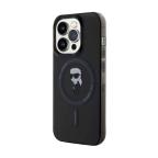 Maska Futrola Karl Lagerfeld Iml Magsafe Case Ikonik za iPhone 15 Pro Max (6.7) crna Full ORG (KLHMP15XHFCKNOK) cena 2000 din slika