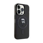 Maska Futrola Karl Lagerfeld Iml Magsafe Case Ikonik za iPhone 15 Pro Max (6.7) crna Full ORG (KLHMP15XHFCKNOK) slika 3