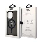 Maska Futrola Karl Lagerfeld Iml Magsafe Case Ikonik za iPhone 15 Pro Max (6.7) crna Full ORG (KLHMP15XHFCKNOK) slika 4
