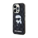 Maska Futrola Karl Lagerfeld Iml Case Ikonik Monogram za iPhone 15 Pro Max (6.7) crna Full ORG (KLHCP15XHNKMKLK) cena 2000 din slika