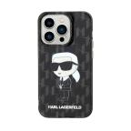 Maska Futrola Karl Lagerfeld Iml Case Ikonik Monogram za iPhone 15 Pro Max (6.7) crna Full ORG (KLHCP15XHNKMKLK) slika 2