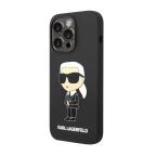 Maska Futrola Karl Lagerfeld Liquid Silicone Case Ikonik Nft za iPhone 15 Pro Max (6.7) crna Full ORG (KLHCP15XSNIKBCK) cena 2000 din slika