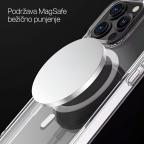 Maska Futrola STANDARD MagSafe za iPhone 15 Pro Max (6.7) providna (bela) slika 2