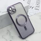 Maska Futrola GLITTER MAGSAFE za iPhone 15 Plus (6.7) ljubicasta cena 1000 din slika