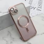 Maska Futrola GLITTER MAGSAFE za iPhone 15 Plus (6.7) roze cena 2500 din slika