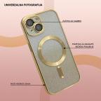 Maska Futrola GLITTER MAGSAFE za iPhone 15 Pro Max (6.7) crna slika 2