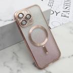Maska Futrola GLITTER MAGSAFE za iPhone 15 Pro Max (6.7) roze cena 2500 din slika