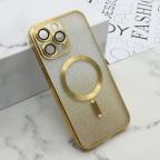 Maska Futrola GLITTER MAGSAFE za iPhone 15 Pro Max (6.7) zlatna cena 2500 din slika