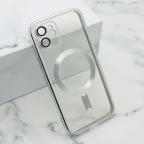 Maska Futrola CAMERA PROTECT MagSafe za iPhone 12 (6.1) srebrna cena 2500 din slika