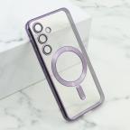 Maska Futrola CAMERA PROTECT MagSafe za Samsung S921B Galaxy S24 5G ljubicasta cena 2500 din slika