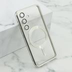 Maska Futrola CAMERA PROTECT MagSafe za Samsung S921B Galaxy S24 5G srebrna cena 2500 din slika