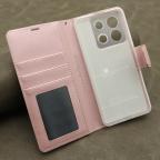 Maska Futrola BI FOLD HANMAN II za Xiaomi Redmi Note 13 Pro 5G svetlo roze slika 4