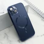 Maska Futrola ELEGANT METAL MAGSAFE za iPhone 15 (6.1) plava cena 3000 din slika