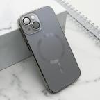 Maska Futrola ELEGANT METAL MAGSAFE za iPhone 15 (6.1) siva cena 3000 din slika