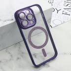 Maska Futrola DIAMOND MagSafe za iPhone 14 Pro (6.1) ljubicasta cena 2500 din slika