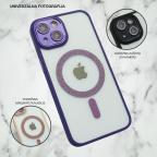 Maska Futrola DIAMOND MagSafe za iPhone 15 Pro Max (6.7) crna slika 2