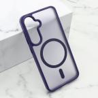 Maska Futrola SILKY MAGSAFE MATTE za Samsung S921B Galaxy S24 5G ljubicasta cena 2500 din slika