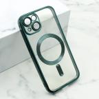 Maska Futrola CAMERA PROTECT MagSafe za iPhone 14 (6.1) zelena cena 2500 din slika