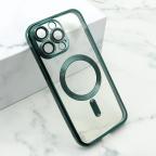 Maska Futrola CAMERA PROTECT MagSafe za iPhone 15 Pro Max (6.7) zelena cena 2500 din slika