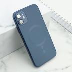 Maska Futrola ELEGANT METAL MAGSAFE za iPhone 11 (6.1) plava cena 3000 din slika