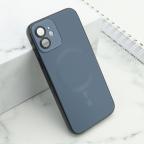 Maska Futrola ELEGANT METAL MAGSAFE za iPhone 12 (6.1) crna cena 3000 din slika