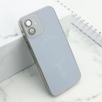 Maska Futrola ELEGANT METAL MAGSAFE za iPhone 12 (6.1) siva cena 3000 din slika