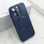 Maska Futrola ELEGANT METAL MAGSAFE za iPhone 14 Pro (6.1) plava cena 3000 din slika