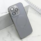 Maska Futrola ELEGANT METAL MAGSAFE za iPhone 14 Pro (6.1) siva cena 3000 din slika