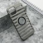 Maska Futrola LINES LOGO CUT za Iphone 12/12 Pro (6.1) siva cena 1000 din slika